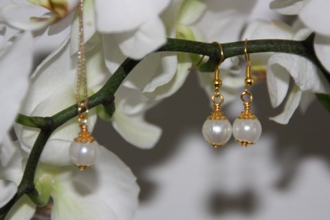 Smykkesæt perlemorslook