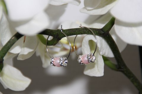 Lyserødeperlemorslook kr. 30,-