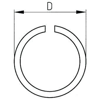 Låseringe for A-storz slangekoblinger