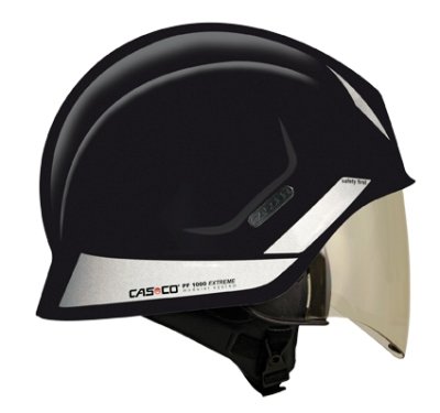 CASCO FP1000 EXTREME brandhjelm, sort, EN 443:2008 type B, med visir