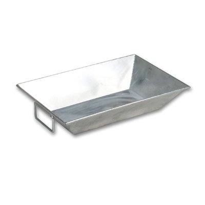 Opsamlingskar, konisk,  med 2 hndtag, galv. jernplade
