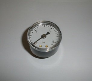 Manometer 0-16 bar, 40 mm, for tungt- og mellemskumrr