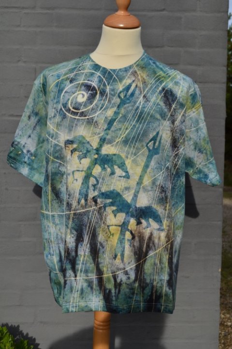 Turquise/blue colours - size 3XL
