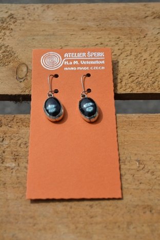 Earrings with murano glass