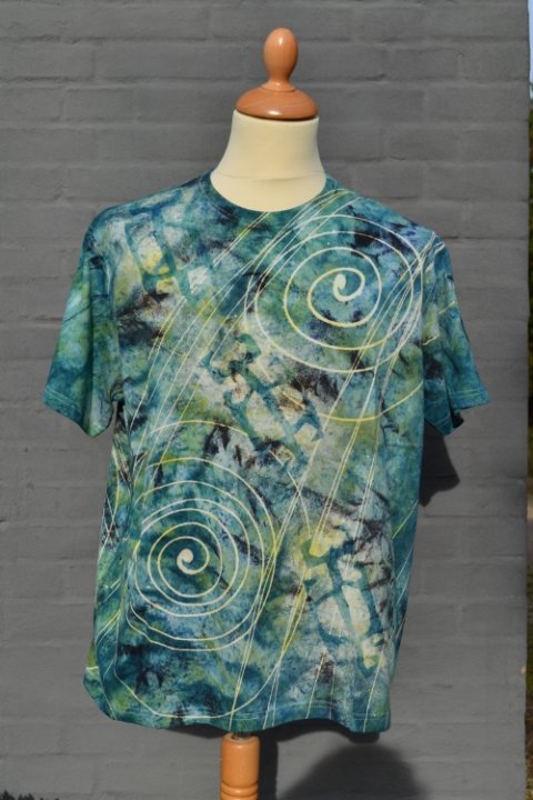 Turquise/green colours - size L