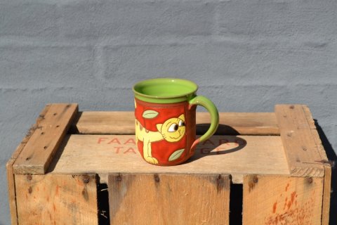 Mug with cat
