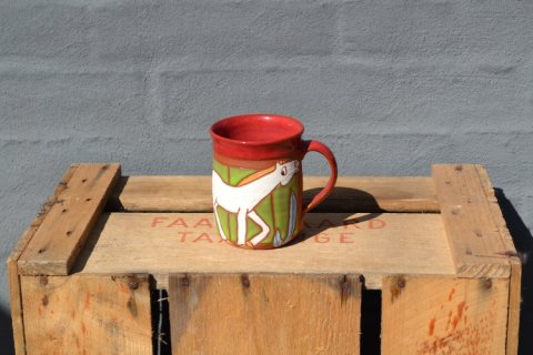 Mug with horse