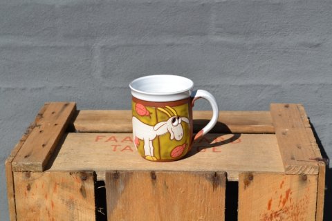 Mug with a goat