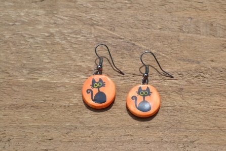 Orange cats round