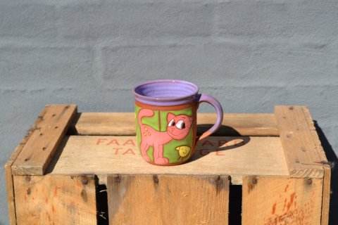 Mug with cat