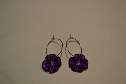 Creols with flower in purple