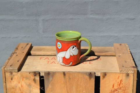 Mug with dog