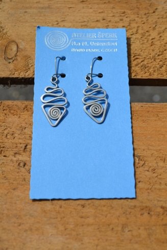 Earrings of surgical steel