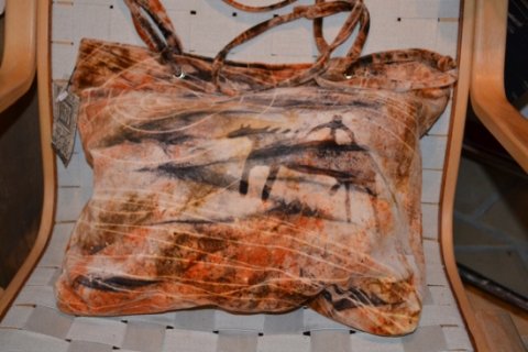 Bag in velvet