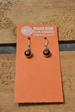 Earrings with murano glass