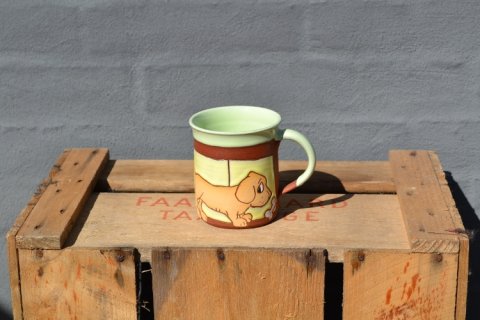 Mug with dachshund