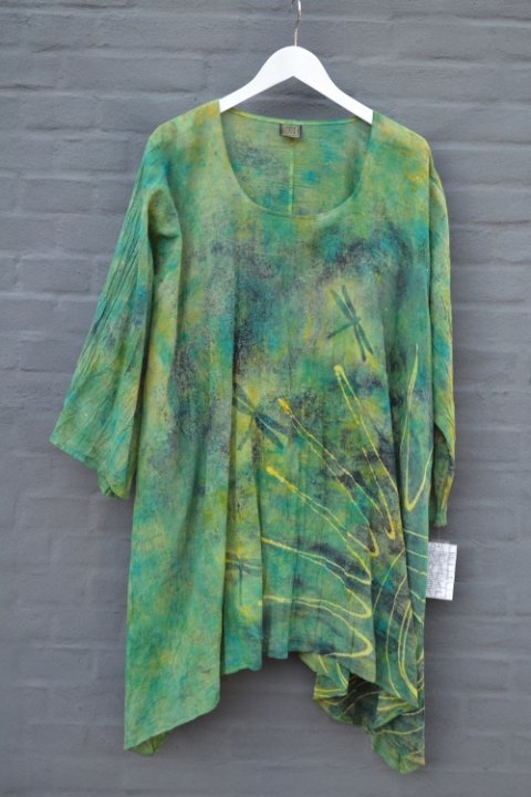 Tunic in green colours XXXL