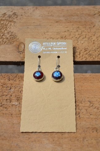 Earrings with murano glass