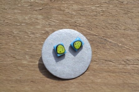 Blue with green