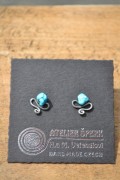 Earstick with turquoise