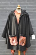 Poncho in fleece
