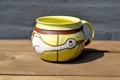 Mug with stork and baby