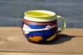 Mug with stork and baby