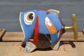Fisk med metalhale til lys
