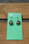 Earrings with murano glass
