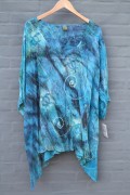 Tunic in turquoise colours XXXL