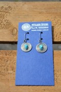 Earrings with turquoise
