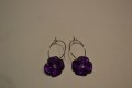 Hand crafted earrings in friendly plastic