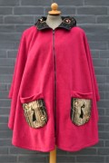 Poncho in fleece