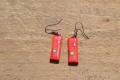 Red with giraf