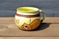 Mug with laying cat