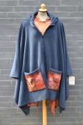 Poncho in fleece