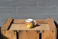 Small jar for cream with cat