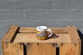 Small jar for cream with a dog