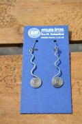 Earrings of surgical steel