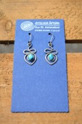 Earrings with turquoise