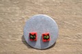 Red with black cats