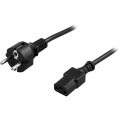 Standard 230V netkabel (ret), 2 m