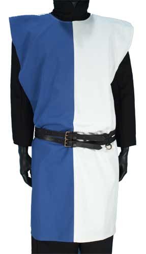 tabard 2farver blå/hvid - epic armoury