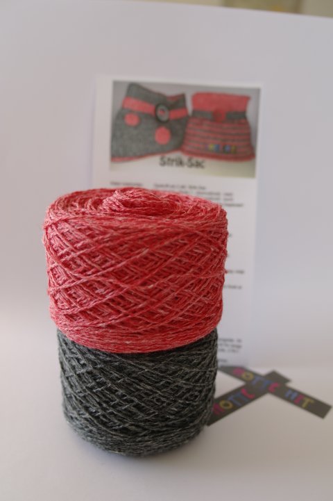 Variation A - Garn kit til Strik-Sac - INCL. OPSKRIFT
