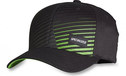 CAPS USA FIT BLACK/GREEN M/L