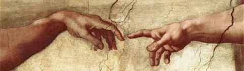 Michelangelo - Gud skaber Adam