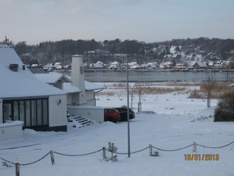 Hotellets værelser er fordelt på flere etager - her set fra Færgevej-siden!