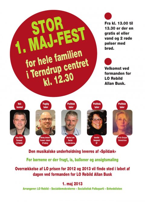 1. maj-plakaten