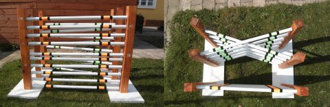 tribbel spring med kryds