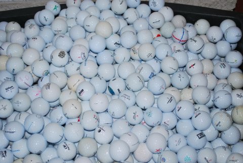 400 stk. Blandede golfbolde